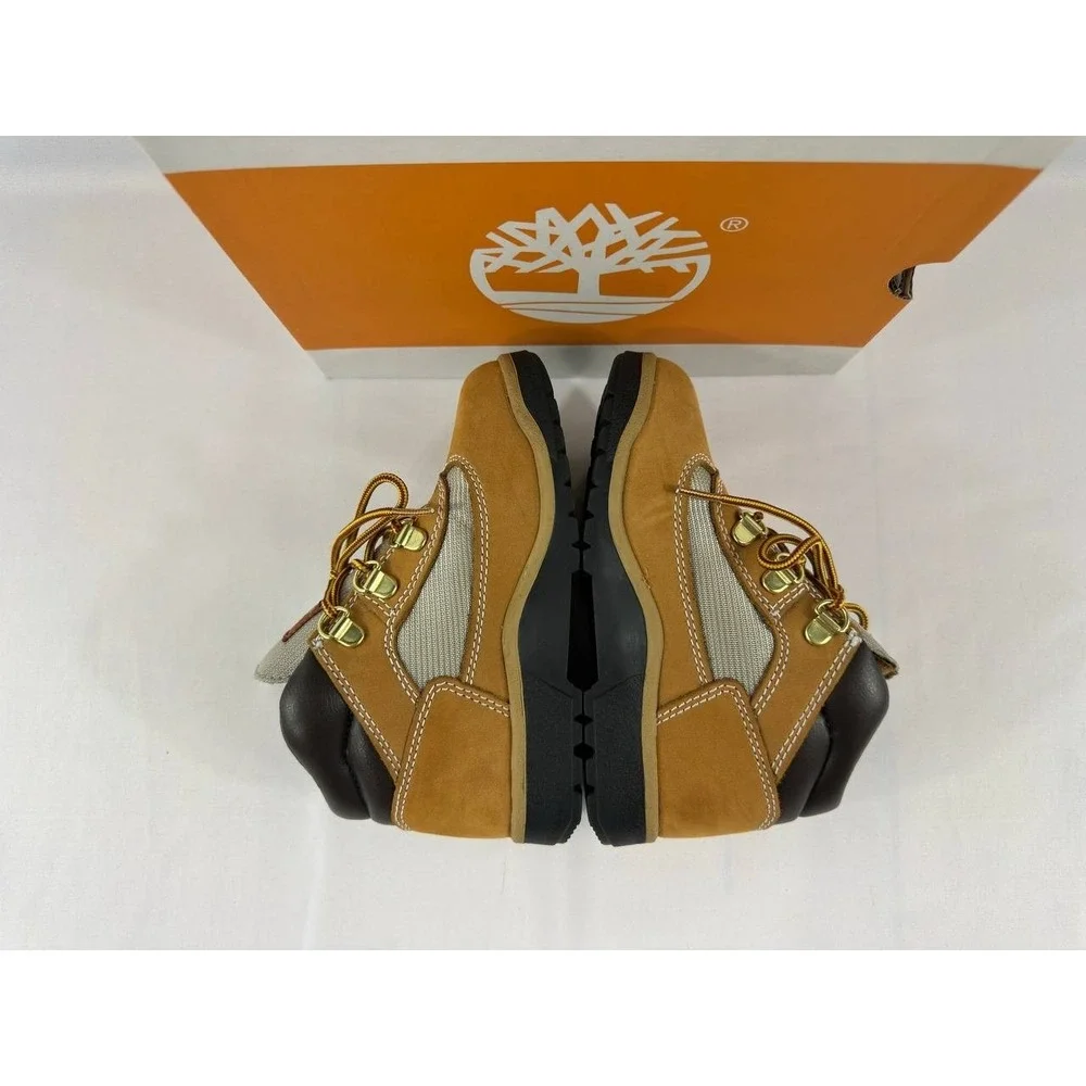 Timberland Field Boots Toddler Size 12M Wheat Brown Leather Hiking Boots 15845